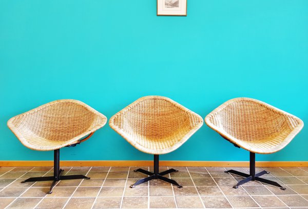 basket chair / lounge sessel/ korbsessel
