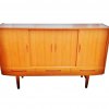 Highboard, Barschrank, Minibar, Vintage, 1960er, 1960's, Teak, Danish Design, Sweden, Schiebtüren, Sideboard