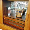 Highboard, Barschrank, Minibar, Vintage, 1960er, 1960's, Teak, Danish Design, Sweden, Schiebtüren, Sideboard