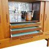 Highboard, Barschrank, Minibar, Vintage, 1960er, 1960's, Teak, Danish Design, Sweden, Schiebtüren, Sideboard