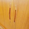Highboard, Barschrank, Minibar, Vintage, 1960er, 1960's, Teak, Danish Design, Sweden, Schiebtüren, Sideboard