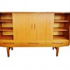 Highboard, Barschrank, Minibar, Vintage, 1960er, 1960's, Teak, Danish Design, Sweden, Schiebtüren, Sideboard
