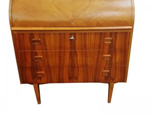 Sekretär, Mid Century, 1960, Vintage, Schreibschrank, Arbeitsplatz, Teak, Danish Design, Egon Ostergaard, Designklassiker