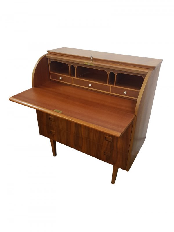 Sekretär, Mid Century, 1960, Vintage, Schreibschrank, Arbeitsplatz, Teak, Danish Design, Egon Ostergaard, Designklassiker