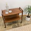 Mid Century Servierwagen, Teakholz, Opal Möbel