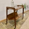 Mid Century Servierwagen, Teakholz, Opal Möbel