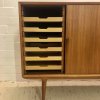 Omann Jun, Nr. 19, Teak Sideboard, Danish Design, Designklassiker, Schiebetüren, Highboard, Vintage, 1960, Mid Century, Schubladen