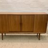 Omann Jun, Nr. 19, Teak Sideboard, Danish Design, Designklassiker, Schiebetüren, Highboard, Vintage, 1960, Mid Century, Schubladen