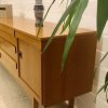 Teakholz, Teak Sideboard, Vintage, Danish Design, 1969, Anrichte, Schubladen, Doppeltür, hell, schlicht, Designklassiker, Mid Century, Modern