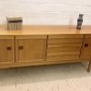 Teakholz, Teak Sideboard, Vintage, Danish Design, 1969, Anrichte, Schubladen, Doppeltür, hell, schlicht, Designklassiker, Mid Century, Modern