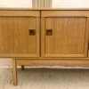 Teakholz, Teak Sideboard, Vintage, Danish Design, 1969, Anrichte, Schubladen, Doppeltür, hell, schlicht, Designklassiker, Mid Century, Modern