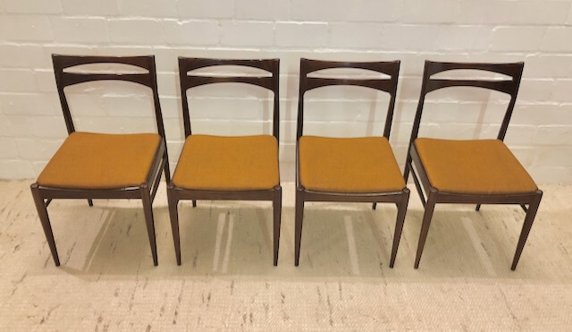 4er Set Dining Chairs Vintage Stuhle Deklamo Vintage Mid Century