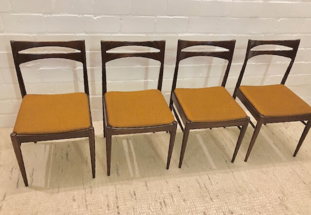 4er Set Dining Chairs Vintage Stuhle Deklamo Vintage Mid Century
