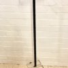 Mid Century Garderobenständer, 1960er, Metall, massiv, Kunststoffhaken, schlicht, loft, industrie, Schirmständer, schwarz weiß, verchromt