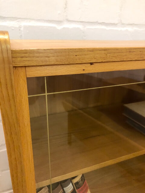 Mid Century Highboard, Kirschholz 1960er - deklamo Vintage-Möbel, hell