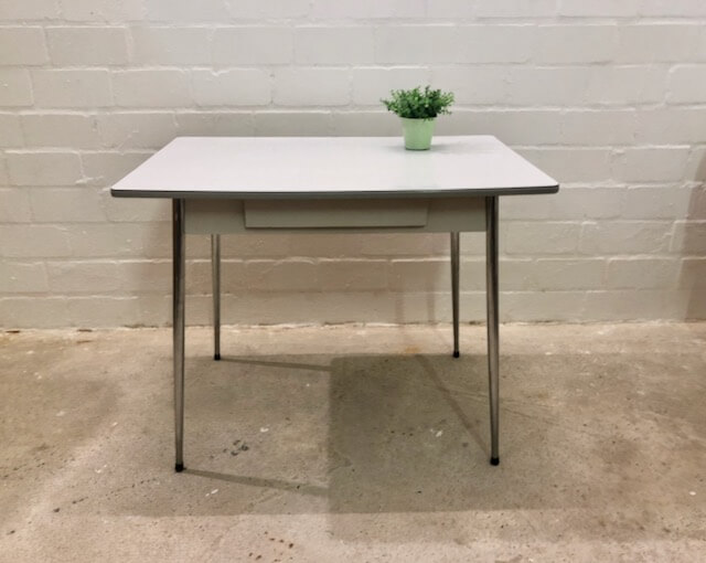 Mid Century Küchentisch, Resopal deklamo Vintage Möbel,