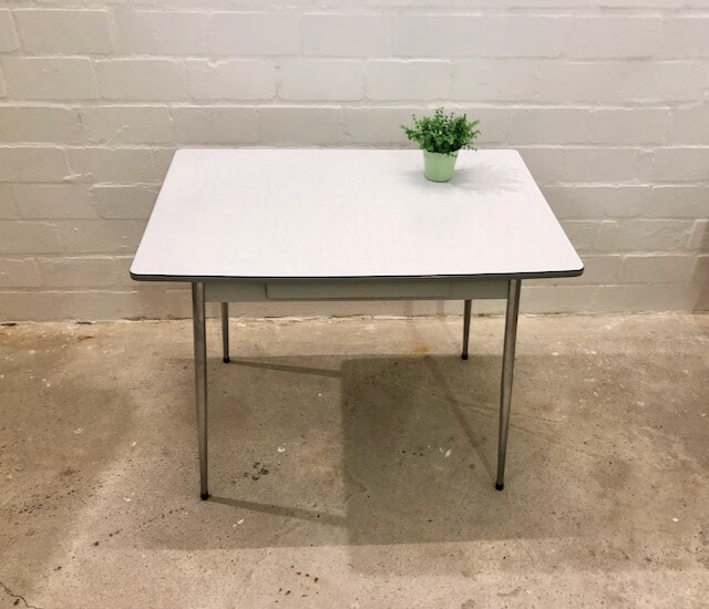 Mid Century Küchentisch, Resopal deklamo Vintage Möbel,