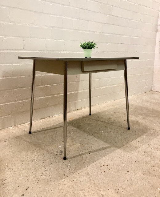 Mid Century Küchentisch, Resopal deklamo Vintage Möbel,