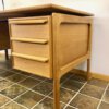 GV Mobler Schreibtisch, Mid Century Desk, 1960's, 1970's, Vintage, Eiche, Oak, helles Holz, Schubladen, Designklassiker, Vintage Möbel, Mid Century Möbel, Danish Design