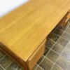 GV Mobler Schreibtisch, Mid Century Desk, 1960's, 1970's, Vintage, Eiche, Oak, helles Holz, Schubladen, Designklassiker, Vintage Möbel, Mid Century Möbel, Danish Design