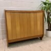 Mid Century Schuhschrank, Vintage 1950's, Kirschholz, Nadelsreifen, groß, Danish Design, Nausbaum, Vintage Möbel, Mid Century Möbel, Flurkommmode, Designklassiker, 1960er, 1970's