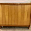Mid Century Schuhschrank, Vintage 1950's, Kirschholz, Nadelsreifen, groß, Danish Design, Nausbaum, Vintage Möbel, Mid Century Möbel, Flurkommmode, Designklassiker, 1960er, 1970's