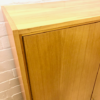 Mid Century Garderobenschrank, Highboard, 1950, 1960, helles Holz, Kleiderschrank, Kirschholzfurnier, Vintage, Dielenschrank, verschließbar, Messing, Interior Design, Esche