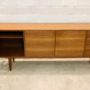 Mid Century Teakholz Sideboard, 1960's, hell, vintage, Mid Century Living, Home, Schubladen, verschließbar, Danish Design, Maserung, Patina, 3 Fächer, breit, 1970