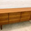 Mid Century Teakholz Sideboard, 1960's, hell, vintage, Mid Century Living, Home, Schubladen, verschließbar, Danish Design, Maserung, Patina, 3 Fächer, breit, 1970Mid Century Teakholz Sideboard, 1960's, hell, vintage, Mid Century Living, Home, Schubladen, verschließbar, Danish Design, Maserung, Patina, 3 Fächer, breit, 1970
