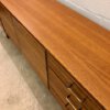 Mid Century Teakholz Sideboard, 1960's, hell, vintage, Mid Century Living, Home, Schubladen, verschließbar, Danish Design, Maserung, Patina, 3 Fächer, breit, 1970