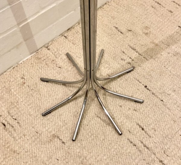 Fritz Hansen Coat tree, Garderobenständer 1970, Danish Design, verchromt, Garderobe, Industrie, Loft, Designklassiker, Mid Century, Vintage