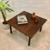 Palisander Coffeetable, Beistelltisch, 1960, 1970, Couchtisch, Maserung, Patina, flach, eckig, Danish, Mid Century Design, Vintage, Beistelltisch