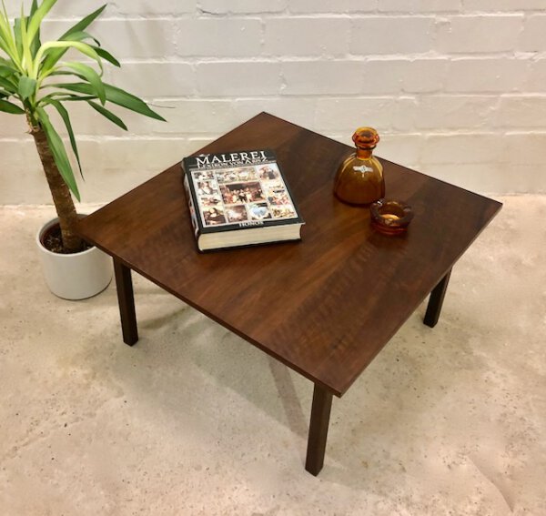 Palisander Coffeetable, Beistelltisch, 1960, 1970, Couchtisch, Maserung, Patina, flach, eckig, Danish, Mid Century Design, Vintage, Beistelltisch