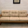 Vintage Teakholz-Garnitur HS Design, Danish 1970er, Teak, helle Bezüge, Wollbezug, Mid Century, 1960, Vintage Möbel, Made in Denmark, Danish Design