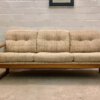 Vintage Teakholz-Garnitur HS Design, Danish 1970er, Teak, helle Bezüge, Wollbezug, Mid Century, 1960, Vintage Möbel, Made in Denmark, Danish Design