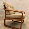 Vintage Teakholz-Garnitur HS Design, Danish 1970er, Teak, helle Bezüge, Wollbezug, Mid Century, 1960, Vintage Möbel, Made in Denmark, Danish Design
