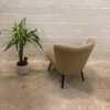 Mid Century Cocktailsessel, 1950er, hell, beige, Clubsessel, Mid Century, Vintage, 1960, 1970