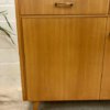 Vintage Kommode, 1960's, Sideboard, Anrichte, Mid Century, 1960, verschließbar, Schubladen, Rüster, helles Holz, Messing