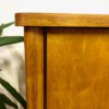 Mid Century Highboard, Nussbaum 1960's, Vintage Schrank, Kleiderkommode, Schubladen, Verschließbar, Fächer, Anrichte, Sideboard, helles Holz