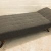 Mid Century Daybed, 1960's blau/grau, Nausbaumholz, Danish Design, Recamiere; Chaiselounge, Sofa, Vintage, Designklassiker, 1970's Federkern