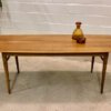 Surfboard Couchtisch, Coffee Table 1960's, Mid Century, Vintage, Designklassiker, Nussbaum, Maserung, Patina, Danish Design, Loft, Industrial, 1950's, 1970's