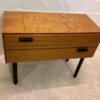 Vintage Flurkonsole, Kommode 1960's, Schränkchen, hellbraun, Mid Century