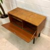 Vintage Flurkonsole, Kommode 1960's, Schränkchen, hellbraun, Mid Century