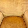Vintage Lounge Sessel, gelb, 1960's, Velours, Clubsessel, auf Rollen, gold, Patina, 1970, Designklassiker, Mid Century Sessel