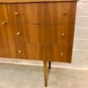 Vintage Nussbaum Sideboard, 1970's, 1960's, Maserung, braun, verschließbar, Schubladen, Fächer, Anrichte, Kommode, Klassiker, Design, Mid Century