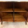 Mid Century Eckschrank, Phonoschrank 1950's, Vintage, Kommode, Sideboard, Anrichte, Hifi-Schrank, dunkelbraun, braun, rockabilly, 1960's, Türen