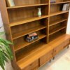 Mid Century Musterring Bücherregal, 1960's, Nussbaum, Sideboard, Kommode, Regalwand, Vintage, 1970's, Mid Century Modern, Schubladen, Schiebetüren, Designklassiker, Vintage Moebel, Danish Design