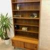Musterring Bücherregal, Mid Century, 1960's, Schubladen,Schiebetür, Regalaufsätze, Nussbaum, Danish Design, Designklassiker, 1970's,Einlegeböden