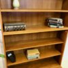 Musterring Bücherregal, Mid Century, 1960's, Schubladen,Schiebetür, Regalaufsätze, Nussbaum, Danish Design, Designklassiker, 1970's,Einlegeböden