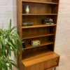 Musterring Bücherregal, Mid Century, 1960's, Schubladen,Schiebetür, Regalaufsätze, Nussbaum, Danish Design, Designklassiker, 1970's,Einlegeböden